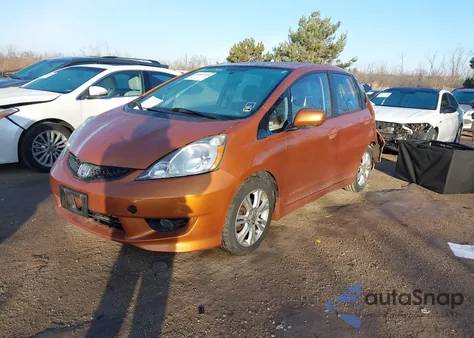 2009 Honda Fit Sport z USA, uszkodzony, nr VIN JHMGE87429S075693